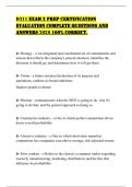 D311 EXAM 2 PREP CERTIFICATION EVALUATION COMPLETE QUESTIONS AND ANSWERS 2026 100&percnt; CORRECT&period;