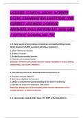 LICENSED CLINICAL SOCIAL WORKER  &lpar;LCSW&rpar; EXAMINATION QUESTIONS AND  CORRECT ANSWERS &lpar;VERIFIED  ANSWERS&rpar; PLUS RATIONALES 2026 Q&A  &vert; INSTANT DOWNLOAD PDF 