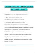 Estate Planning Chp&period; 1-3 Exam Questions and Answers Graded A&plus;