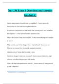 Nur 230 Exam 4 Questions and Answers Graded A&plus;