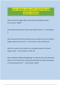 BAILEY BRIDGE EXAM LATEST QUESTIONS AND VERIFIED ANSWERS