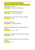 iupui CSCI-N 201 Final Exam Questions With 100- Verified Answers&period;docx