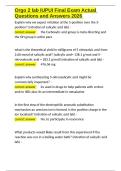 Orgo 2 lab IUPUI Final Exam Actual Questions and Answers 2026&period;docx