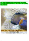 Test Bank &ndash; Introduction to Marine Biology 4th Edition &lpar;Karleskint&rpar; &vert; Chapters 1&ndash;20 &vert; Verified Q&A &vert; ISBN 9781133364467