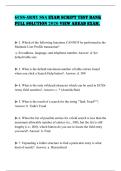 GCSS-ARMY SSA EXAM SCRIPT TEST BANK FULL SOLUTION 2026 VIEW AHEAD EXAM&period;