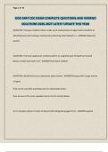 DOD ARFF CDC EXAM COMPLETE QUESTIONS AND VERIFIED SOLUTIONS 2026-2027 LATEST UPDATE THIS YEAR