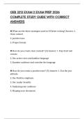 GEB 3213 EXAM 2 EXAM PREP 2026 COMPLETE STUDY GUIDE WITH CORRECT ANSWERS
