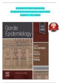 test Bank For Gordis Epidemiology 6th Edition by Authors David D Celentano&comma; Moyses Szklo Included All Chapters 1-20 With Questions And Verified Solutions Latest 2025 Update&period;&period;