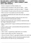 BIO 669 QUIZ 2  QUESTIONS & VERIFIED ANSWERS&vert; GRADE A&plus;&vert; 100&percnt; CORRECT &lpar;NEW 2024&sol; 2025 UPDATE&rpar;
