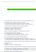 HED 400 TEST 2 EXAM QUESTIONS AND CORRECT ANSWERS
