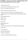 PATHO370 &ndash; West Coast University &vert; Pathophysiology Final Exam Study Questions and Answers &lpar;2025&rpar;
