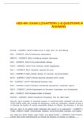 HED-400&colon; EXAM 1 &lpar;CHAPTERS 1-4&rpar; QUESTIONS AND CORRECT ANSWERS