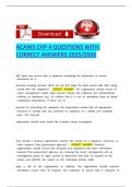 ACAMS CHP 4 QUESTIONS WITH CORRECT ANSWERS 2025-2026