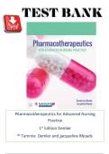 FULL TEST BANK &ndash; Pharmacotherapeutics for Advanced Nursing Practice&comma; 1st Edition by Tammie Demler & Jacqueline Rhoads &vert; Chapters 1&ndash;14 &vert; Advanced Pharmacology MCQs with Rationales &lpar;2026 Updated&rpar;