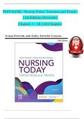 Nursing Today&colon; Transition and Trends 11th Edition Test Bank by JoAnn Zerwekh EdD MSN RN & Ashley Zerwekh Garneau PhD RN &ndash; Latest Update 2026 &vert; Exam Prep & Practice Questions