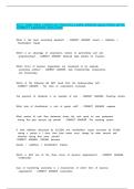 ACCT 2000 FINAL EXAM EOC PRACTICE LOWE-ARDOIN QUESTIONS WITH CORRECT ANSWERS