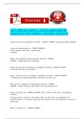 ACCT 2000 LSU EXAM 3 - LETITIA LOWE-ARDOIN QUESTIONS WITH CORRECT ANSWERS 