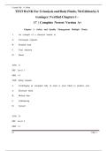 TEST BANK FOR Urinalysis and Body Fluids Seventh Edition by Susan King Strasinger&comma; Marjorie Schaub Di Lorenzo ISBN&colon; 978-0803675827 COMPLETE GUIDE ALL CHAPTERS COVERED 100&percnt; VERIFIED A&plus; GRADE ASSURED&excl;&excl;&excl;&excl;&excl;NEW LATEST UPDATE&excl;&excl;&excl;&excl;&excl;