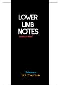 Anatomy of Lower limb 