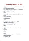 Procore Quiz Answers CE 3310 QUESTIONS AND CORRECT ANSWERS &lpar;A&plus; GRADED 100&percnt; VERIFIED&rpar;&vert; 2025&sol;2026