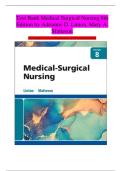 Medical Terminology&colon; A Living Language &ndash; Test Bank &lpar;Chapters 1&ndash;14&rpar; &vert; Bonnie Fremgen & Suzanne Frucht&comma; 8th Edition Complete Questions and Answers &vert; A&plus; Pass Study Material