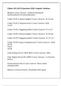 Globus 201 &lpar;2025&rpar; Questions With Complete Solutions