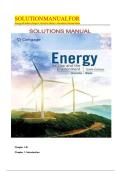 Solution Manual for Energy 6th Edition by Roger A&period; Hinrichs&comma; Merlin H&period; Kleinbach&comma; and Rachel Wade&period; This Solutions Manual covers Chapters 1-21
