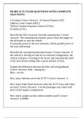 MCBH JLTV EXAM QUESTIONS WITH COMPLETE SOLUTIONS