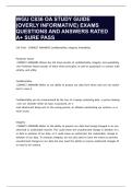 WGU C836 OA STUDY GUIDE &lpar;OVERLY INFORMATIVE&rpar; EXAMS QUESTIONS AND ANSWERS RATED A&plus; SURE PASS