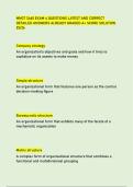 MNGT 3460 EXAM 4 QUESTIONS LATEST AND CORRECT  DETAILED ANSWERS ALREADY GRADED A&plus; SCORE SOLUTION  25&sol;26
