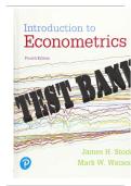 TESTBANK FOR Introduction to Econometrics by Stock - Complete test bank