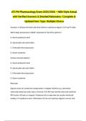 ATI PN Pharmacology Exam 2025&sol;2026 &ndash; NGN Style Actual with Verified Answers & Detailed Rationales &vert; Complete & Updated Item Type&colon; Multiple Choice
