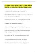 ICU BKAT EXAM SCRIPT WITH VIEW AHEAD TESTED QUESTIONS AND SOLUTIONS 2026&period;