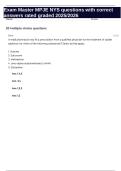 Exam Master MPJE NYS questions with correct answers rated graded 2025&sol;2026