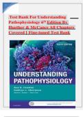 Test Bank For Understanding   Pathophysiology 6th Edition By   Huether & McCance All Chapters   Covered &vert; Fine-tuned Test Bank