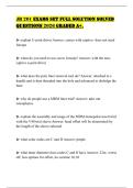 JR 201 EXAMS SET FULL SOLUTION SOLVED QUESTIONS 2026 GRADED A&plus;&period;