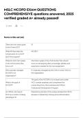 MSLC NCOPD EXAM QUESTIONS COMPREHENSIVE questions answered&comma; 2025 verified graded A&plus; already passed&excl;