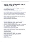 IDIS 199 FINAL EXAM QUESTIONS & ANSWERS&lpar;RATED A&plus;&rpar;