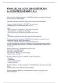 FINAL EXAM - IDIS 199 QUESTIONS & ANSWERS&lpar;GRADED A&plus;&rpar;