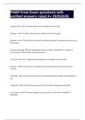 PSBP Final Exam questions with verified answers rated A&plus; 2025&sol;2026