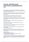 IDIS 199 - MIDTERM EXAM QUESTIONS & ANSWERS&lpar;RATED A&plus;&rpar;  
