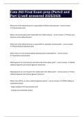 Cata 263 Final Exam prep &lpar;Partv2 and Part 1&rpar; well answered 2025&sol;2026
