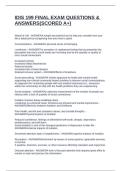IDIS 199 FINAL EXAM QUESTIONS & ANSWERS&lpar;SCORED A&plus;&rpar;