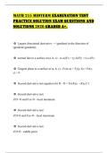 MATH 215 MIDTERM EXAMINATION TEST PRACTICE SOLUTION EXAM QUESTIONS AND SOLUTIONS 2026 GRADED A&plus;&period;