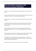 BIO 212 EXAM 3 questions well answered graded 2025&sol;2026