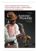 Test Bank for Anatomy & Physiology&colon; The Unity of Form and Function 10th Edition by Saladin Chapter 1-29 Complete Guide