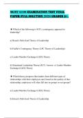 MGMT 6100 EXAMINATION TEST FINAL PAPER FULL SOLUTION 2026 GRADED A&plus;&period;