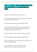MICB 212 EXAM 1 PREP EXAMINATION TEST FULL SOLUTION 2026 GUARANTEED TO PASS&period;