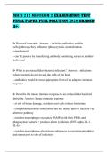 MICB 212 MIDTERM 2 EXAMINATION TEST FINAL PAPER FULL SOLUTION 2026 GRADED A&plus;&period;