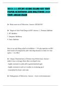 MICB 212 STUDY GUIDE EXAMS SET TEST PAPER QUESTIONS AND SOLUTIONS 2026 VIEW AHEAD EXAM